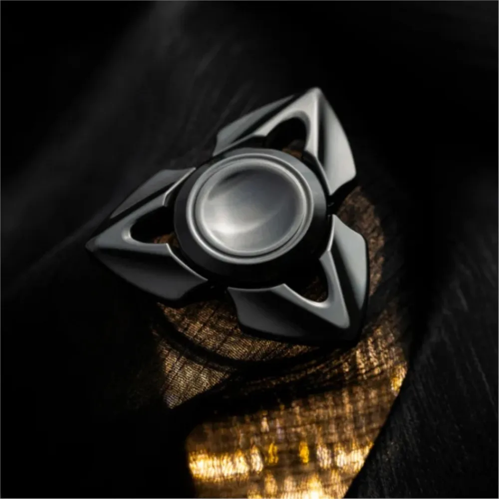 Yan edc três lâminas fidget spinner ataque velocidade de aço inoxidável brinquedos para adultos alívio do estresse brinquedo ansiedade alívio gadgets