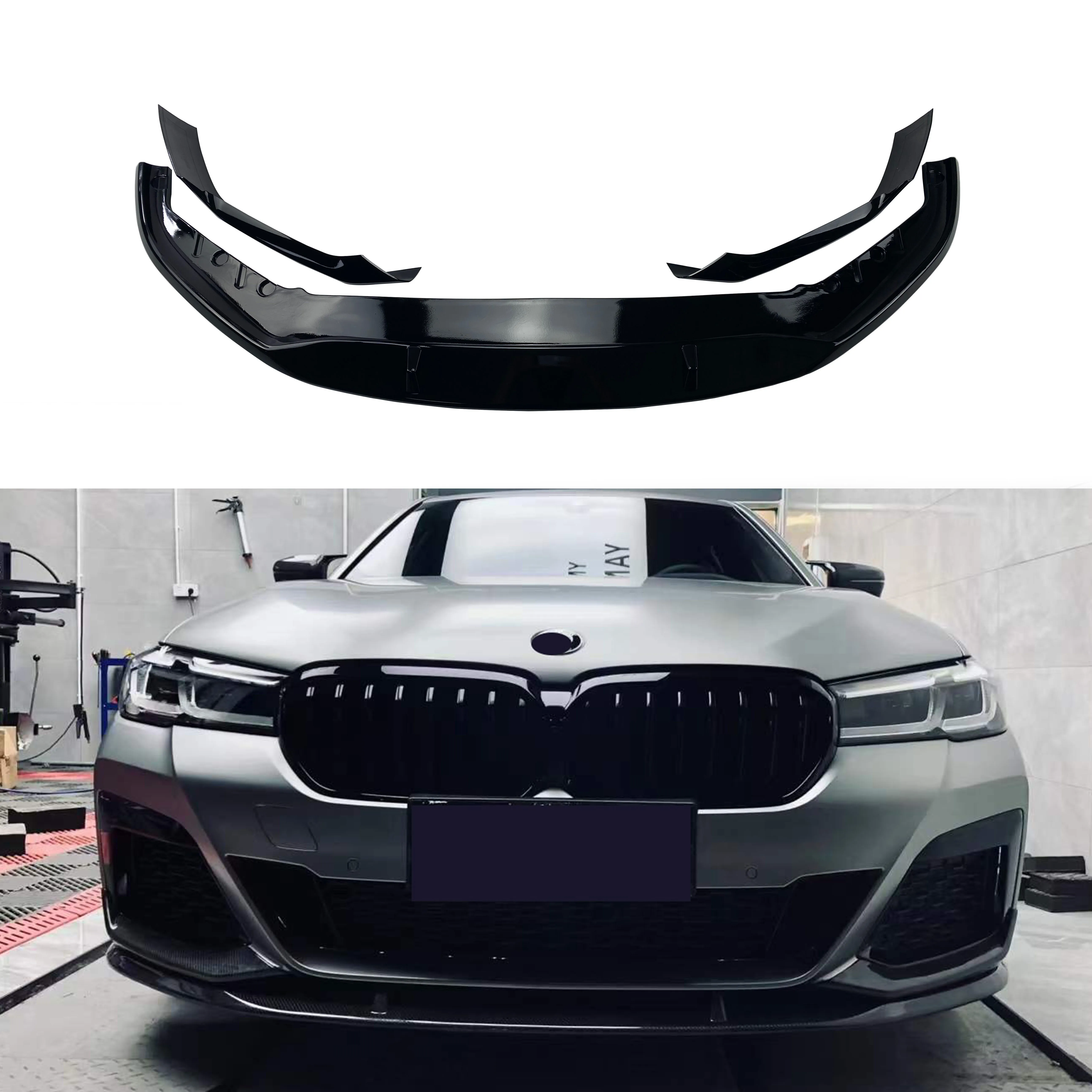 Factory Outlet Sale G30 MP Style Thickened version Front Lip for BMWs 5 Series G38 Front Bumper Lip 2021+