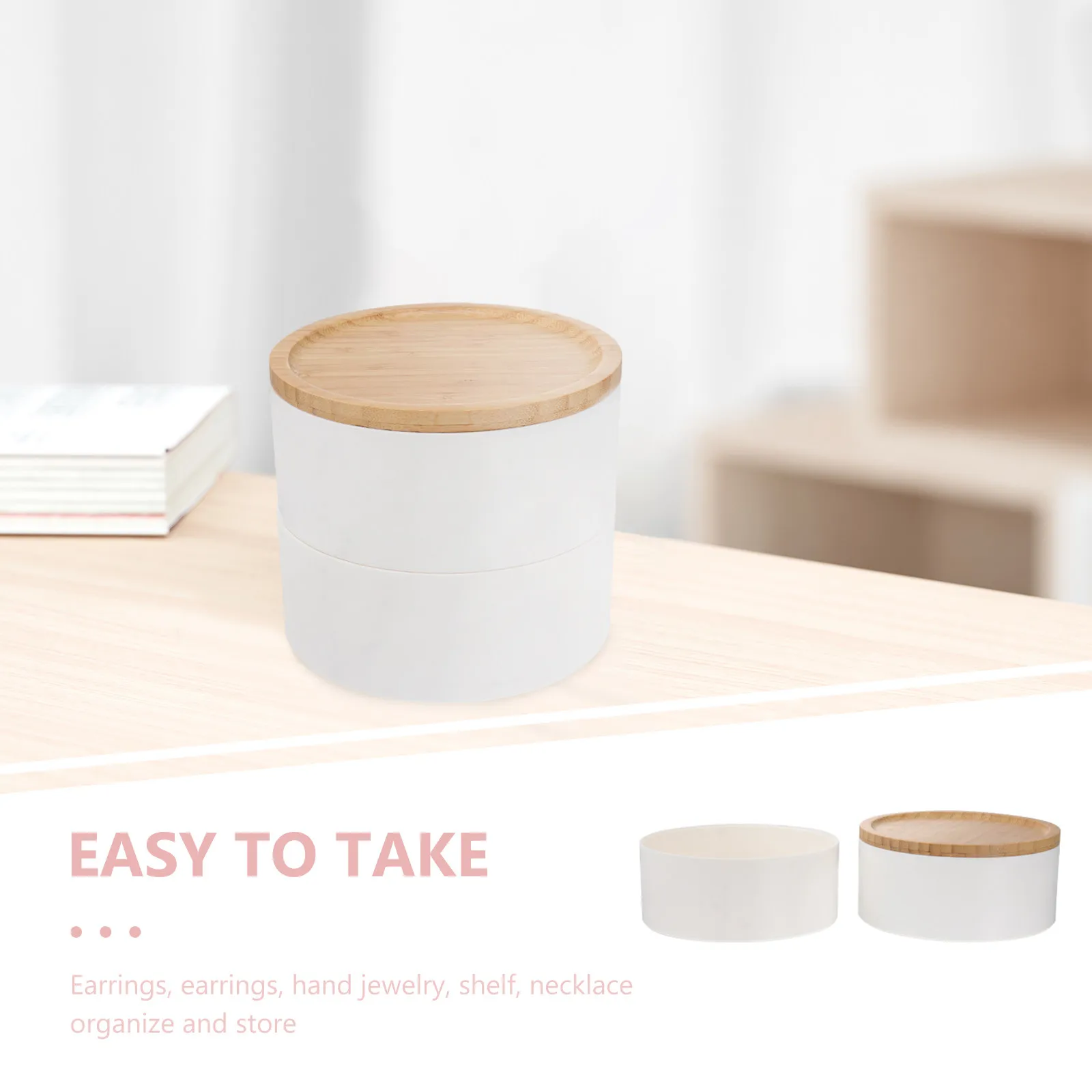 

1Pcs Premium Jewelry Storage Box Compact Space-Saving Design for Rings Bracelets Necklaces Earrings Pendants Organizer Gift