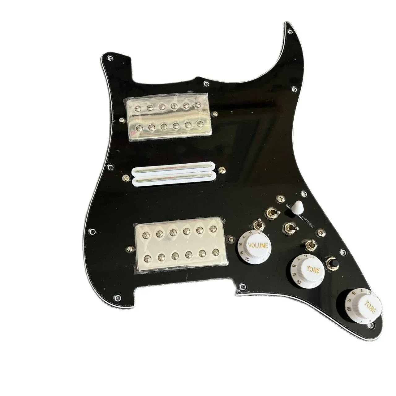 HSH Prewired Loaded ST Pickguard Loaded Alnico V Humbucker Pickups ,Coil Split For ST Guitar Parts