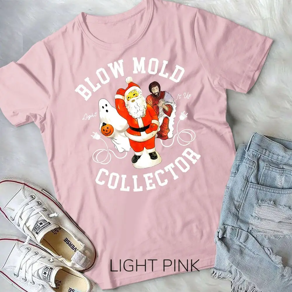 Blow Mold Collector Light It Up Christmas Halloween T-Shirt Unisex T-shirt