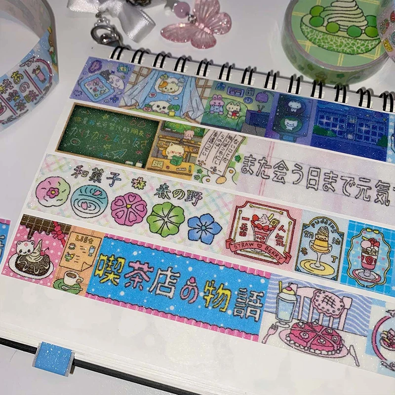 Kawaii Decoration Sticker Scrapbooking Material Ancient Dream Cute Animal Decorative Stickers For Journal Planner DIY Decals