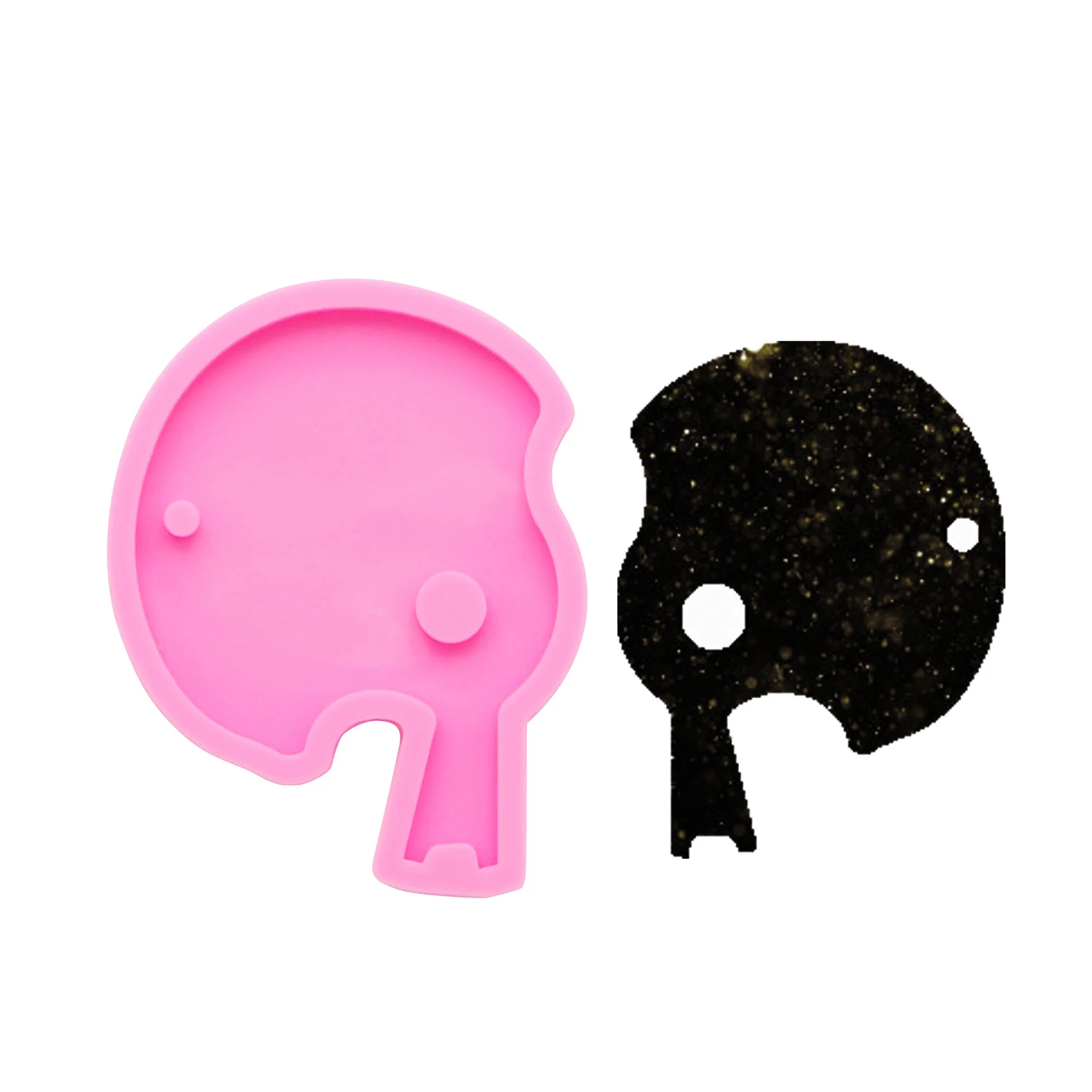 olleyball Baseball Hat Ball Silicone Mold Mini Sports Theme for Epoxy Resin DIY Pendant Necklace Keychain Charm Making