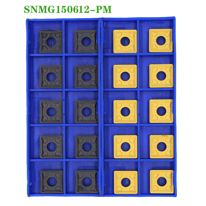 

Carbide Inserts SNMG150608 SNMG150612 DM PM YBC251 YBC252 Original CNC Metal Turning Tool Lathe Cutter SNMG 150608 for Steel