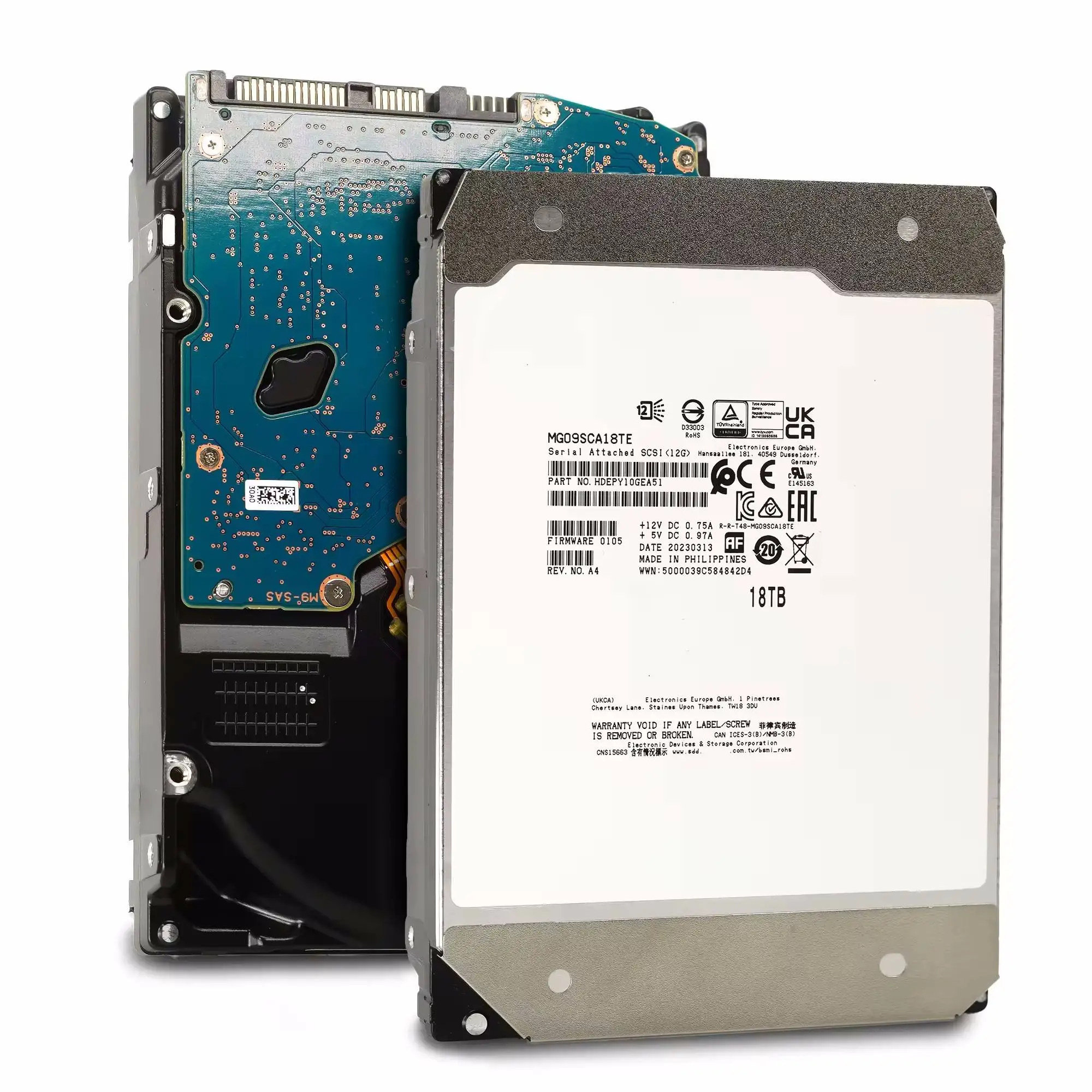 

Customized high quality 7200 RPM Hard Disk Drives 18TB MG09SCA18TE 7.2K RPM SAS 12Gb/s 512e 3.5in Server Internal Hard Drive HDD