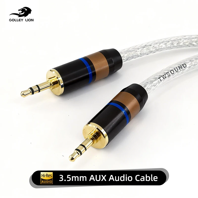

Аудиокабель 3,5 мм, плетеный шнур AUX для автомобиля, наушников, телефона, MP3-плеера и динамиков, удлинитель для гарнитуры
