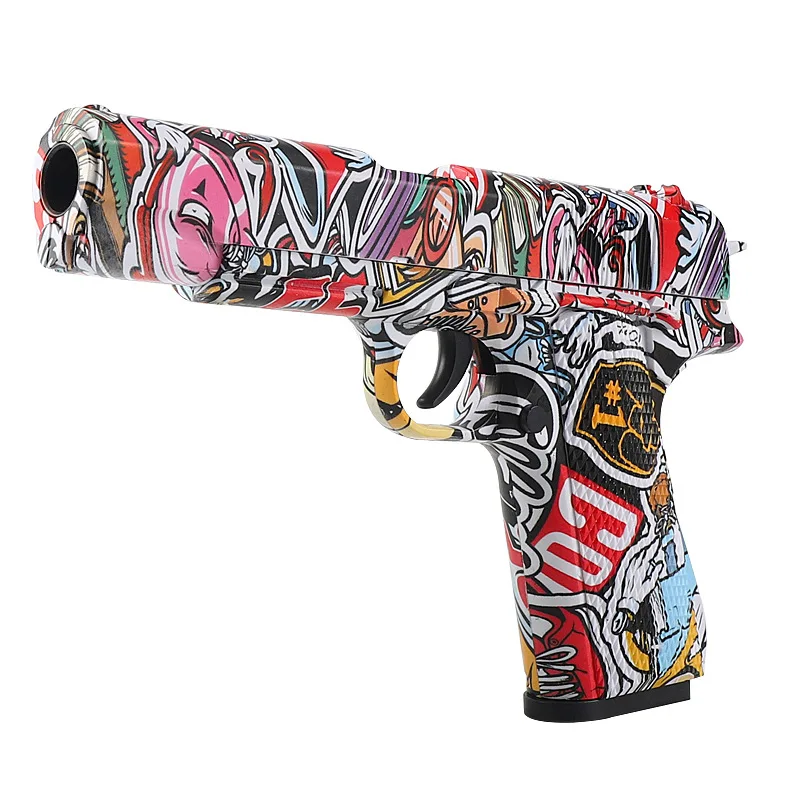 

Soft Bullet Pistol Toy Gun Cool Blaster Shell Ejecting Mechanical Firing Small Mini Boy Girl Children High Quality Long Range