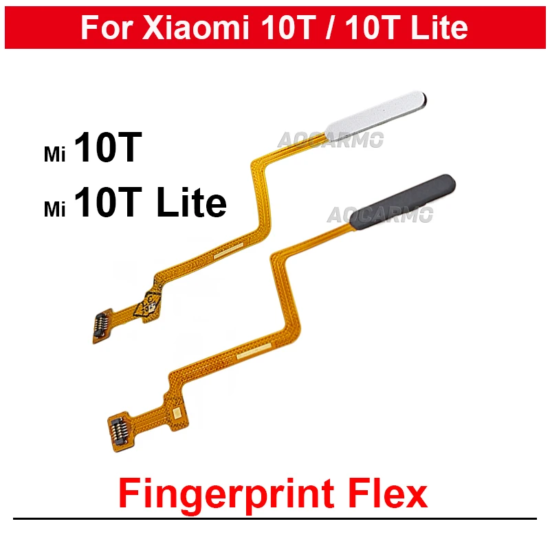 

Blue Grey Green For Xiaomi 10T / 10t Lite Home Button Touch ID Fingerprint Sensor Flex Cable Repair Parts