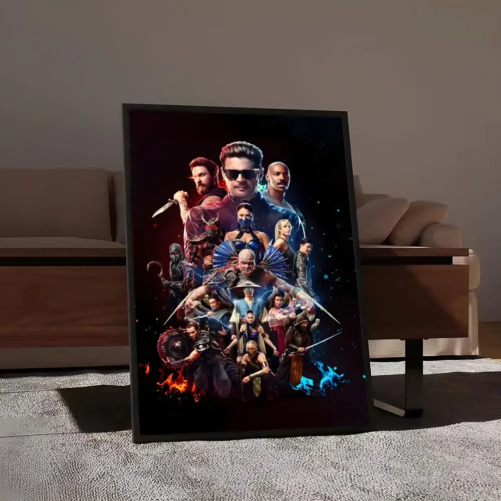 M-Mortal K-Kombat Painting Calligraphy Print Canvas Art Pictures Home For Living Room Modern Decor Room Home Decor
