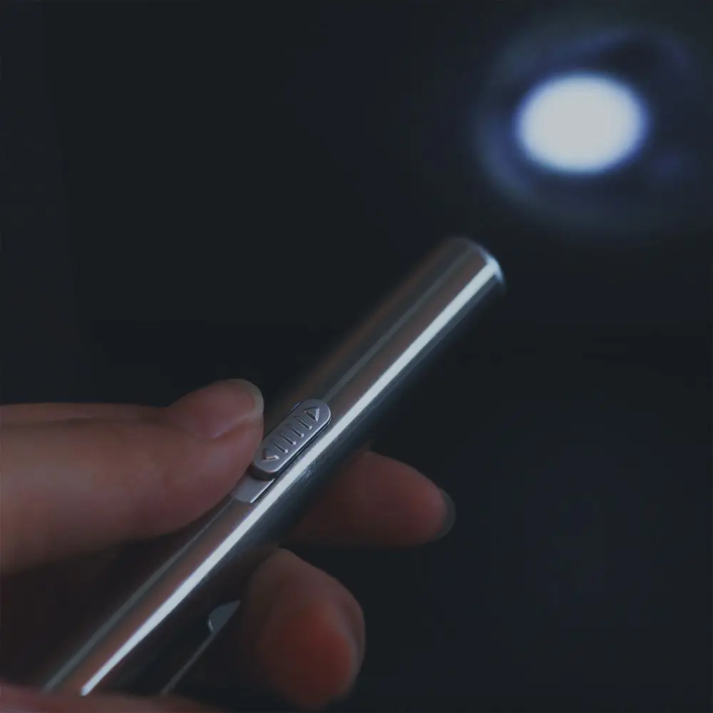Flashlight Torch Stainless Steel Led Flashlight Multi Function Nursing Handy Pen LED Pen Light Doctor Nurse Pen Penlight Torch