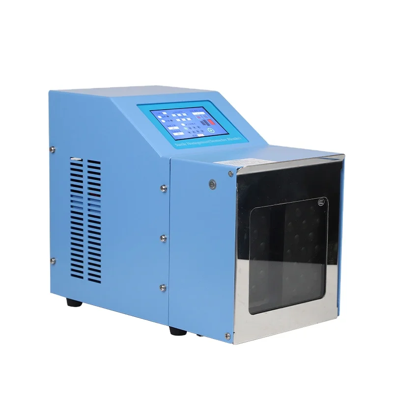 Omogeneizzatore asettico per battuta Macchina per dispersione di tessuti microbiologici per alimenti Strumento omogeneizzatore per battuta da laboratorio