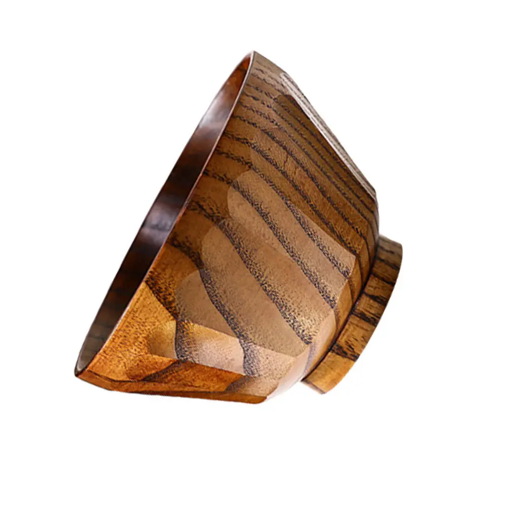 

1pc Acid Jujube Wood Soup Bowl 250-300Ml Japanese Style Food Storage Round Wooden Tableware Kitchen Supplies Serving