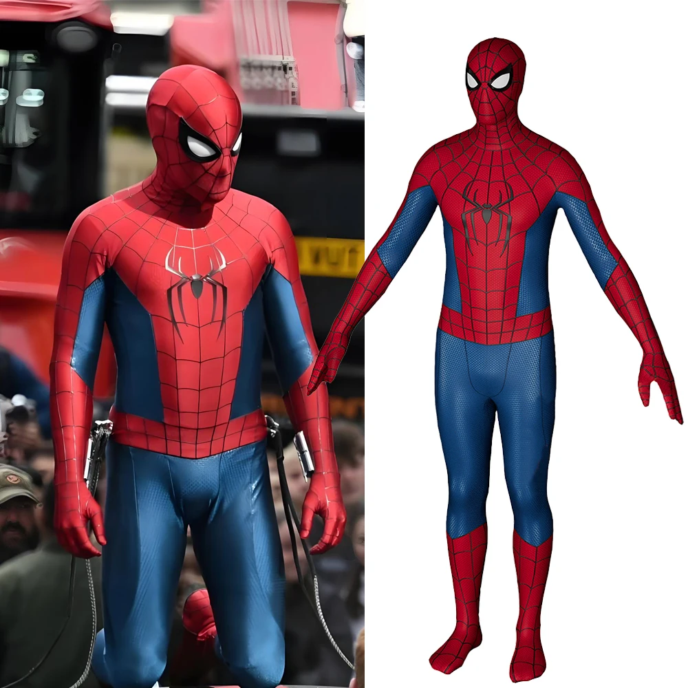 

Halloween Cosplay SpiderMan Brand New Day Costume 3D Printed Spandex Superhero Zentai Suit Full Bodysuit Jumpsuit Adults KIds