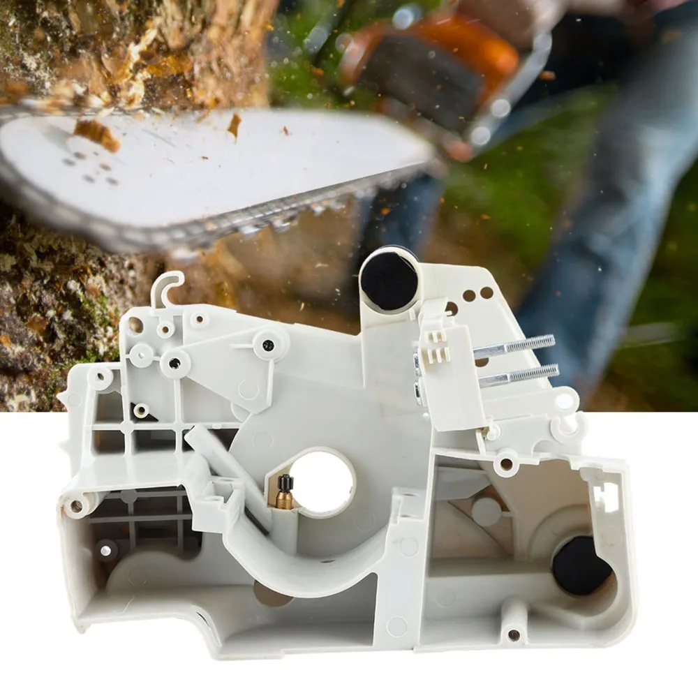 White Engine Crankcase Assembly ABS Easy to Install Crankcase Housing Assembly Compact for Stihl MS170 MS180