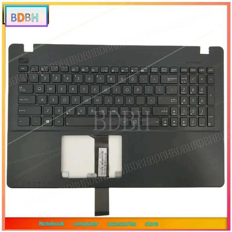 Novo Teclado Americano para Notebook ASUS X550 K550V X550C X550VC X550J X550V com Palmrest e Módulo de Teclado (C Shell) / Alto-falante Integrado