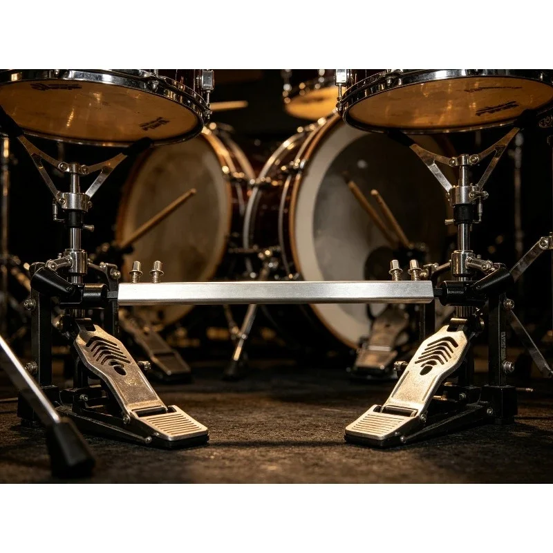 Professional Double Pedal Connecting Link Shaft For Drum Kick Pedal, Drum Pedal Link Bar Drum Kit Accessories