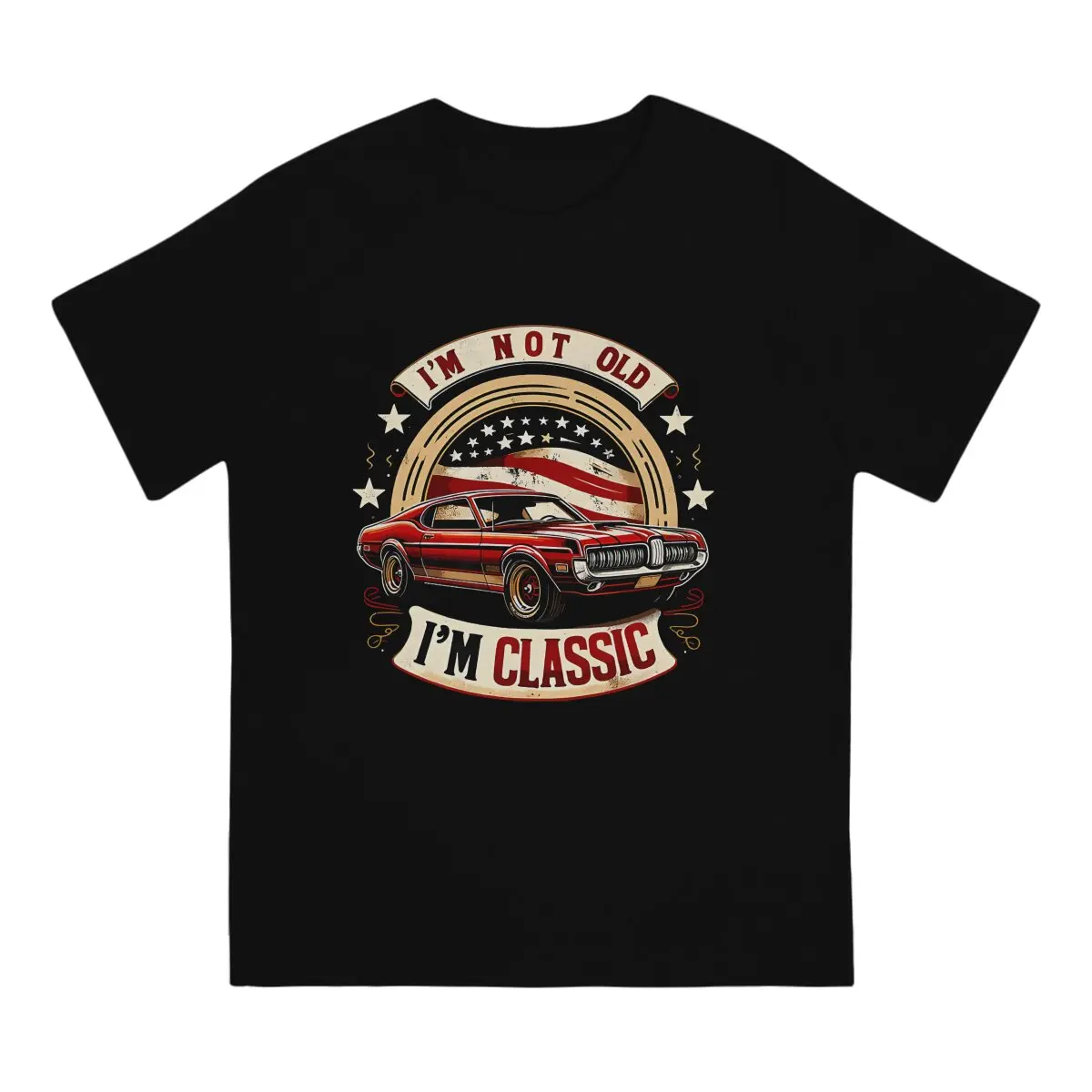 Classic Cars Man TShirt Jindian Car Individuality T Shirt Original Streetwear Hipster