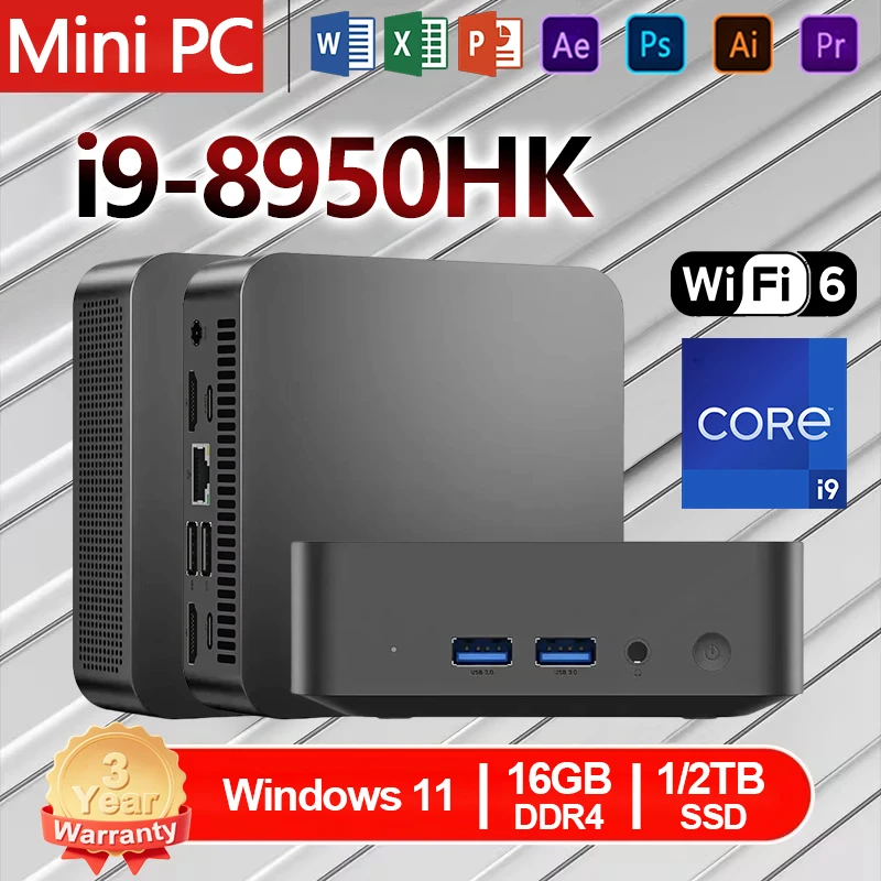 Portable Mini Pc Wi… - image