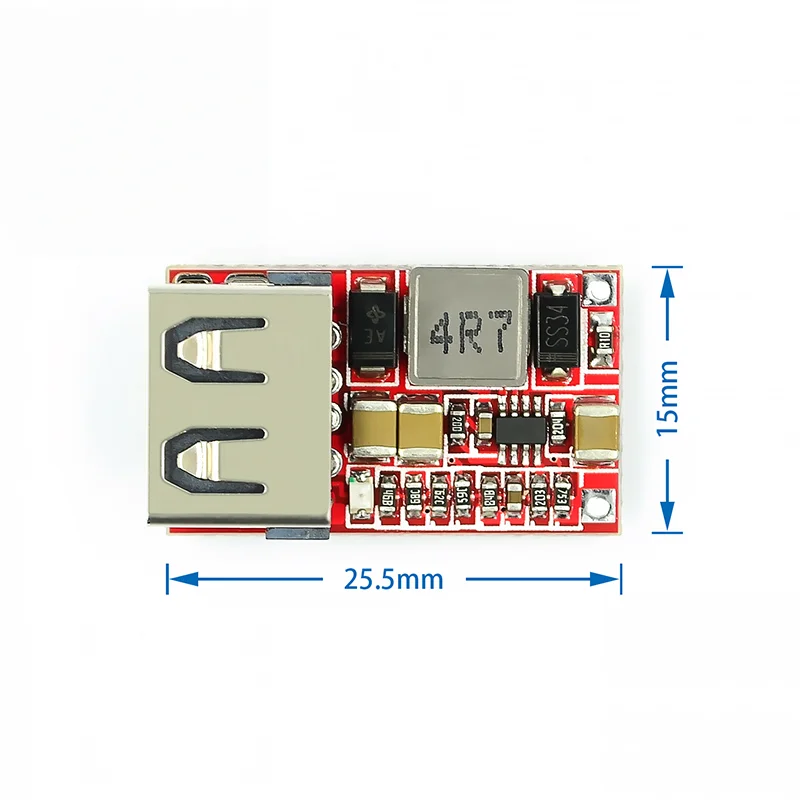 Efficiency 97.5% DC-DC step-down module, 6-20V, 12V/20V to 5V/3A, efficiency 97.5%