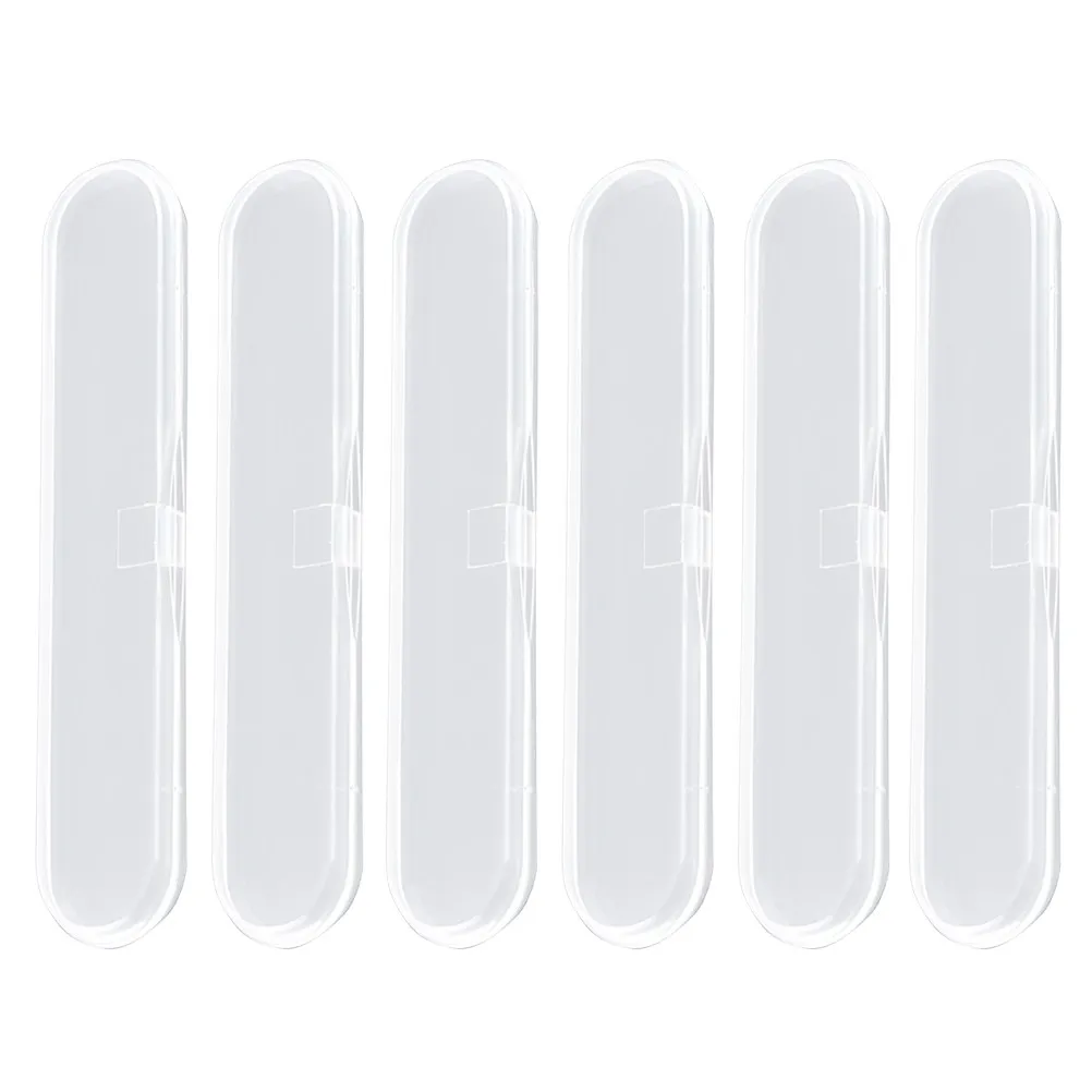 20Pcs Transparent Storage Case Compact Lightweight Box for Cotton Swabs Nail Tools Jewelry Convenient Home Organization view 2