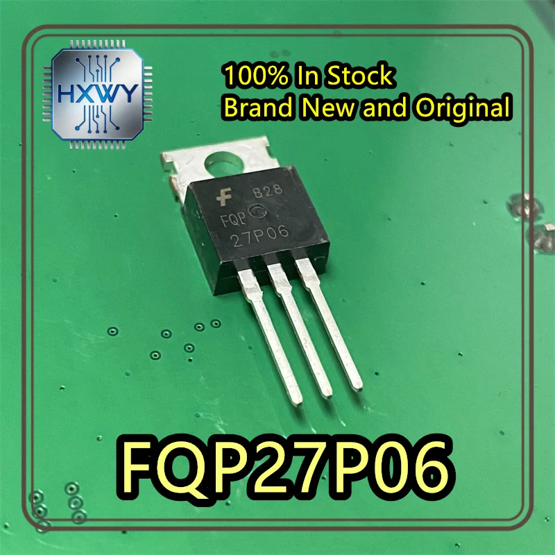 (3/10 pcs) FQP27P06  TO-220 package  Brand new, original  Programmable logic device  Fast dispatch  Genuine product