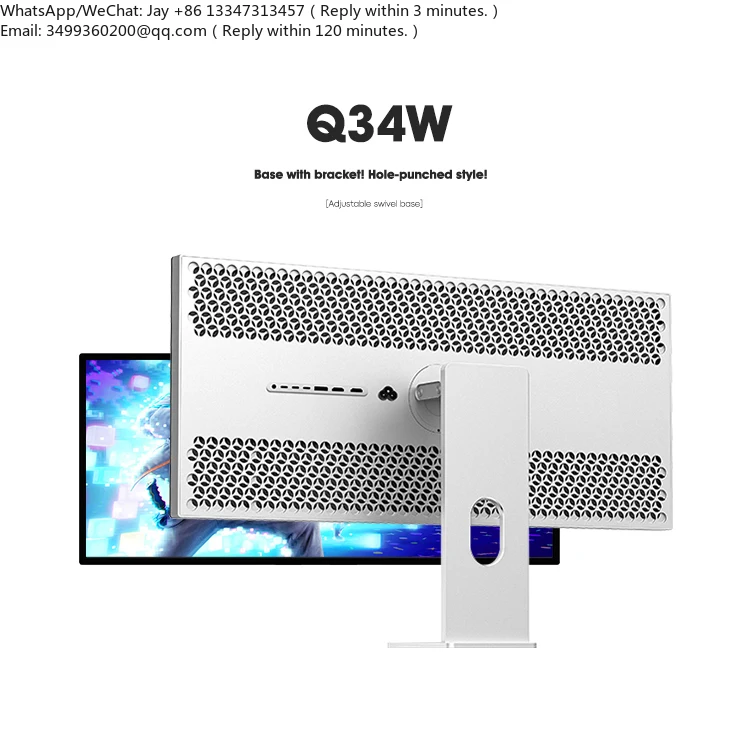 

Kuycon Q34W Ips HD 3440*1440 Gaming Display Gaming Office Desktop Computer Monitor 165mhz Lcd Monitor 34Inch Gaming Monitor