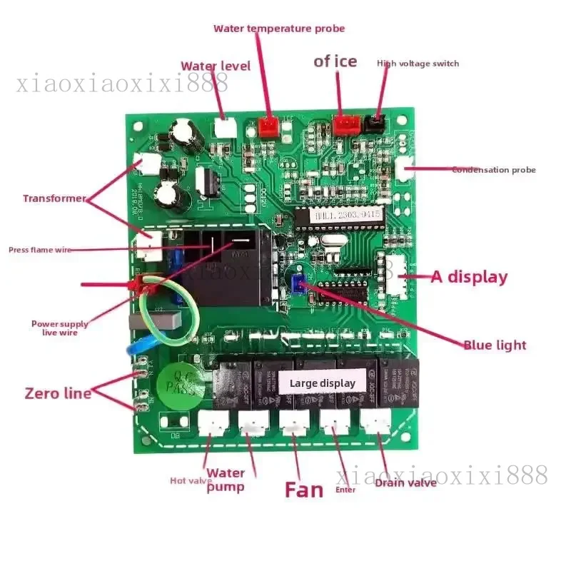 

for Ice Pure Crystal Xin Hengyue Flow Type Ice Maker Computer board Main Board five-key display accessories