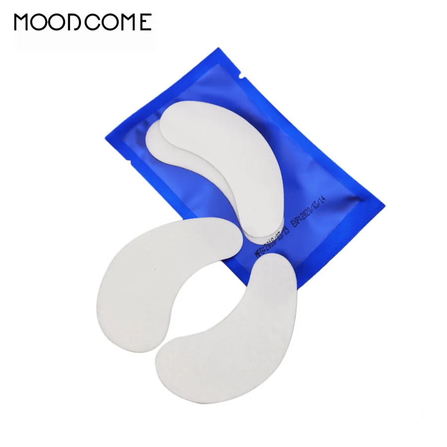 20/50/100pairs Blue Eye Patch For Eyelash Extensions Under Eye Pads Silicone Lint Free Women DIY Lash Extension Supplies Tools