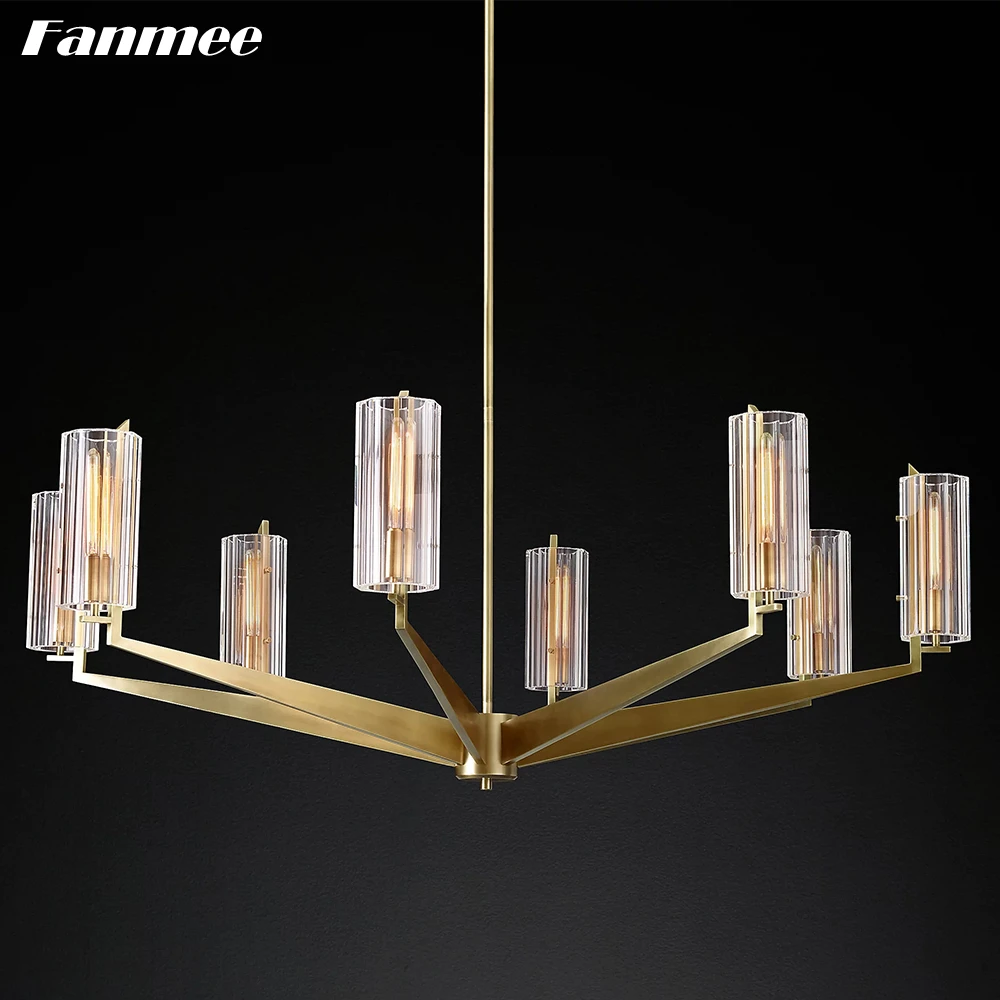 

Luxury Crystal Chandelier Lighting for Living Room Vendome Round Chandelier Modern Bedroom Indoor Light Fixture Cristal Lamps