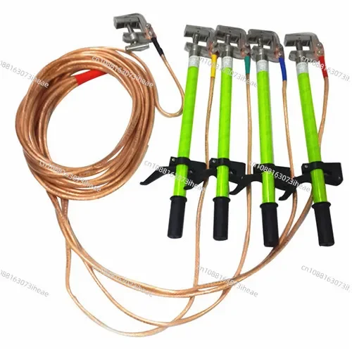 

High voltage grounding wire grounding rod 10kv portable grounding wire 0.4kv