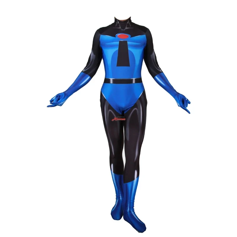 w;3'c\6,b' Mr Mrs Incredibles Adult Kid Suit Jumpsuit Bodysuit Costume Halloween Cosplay Voyd Clothi7;m/8\f; view 3