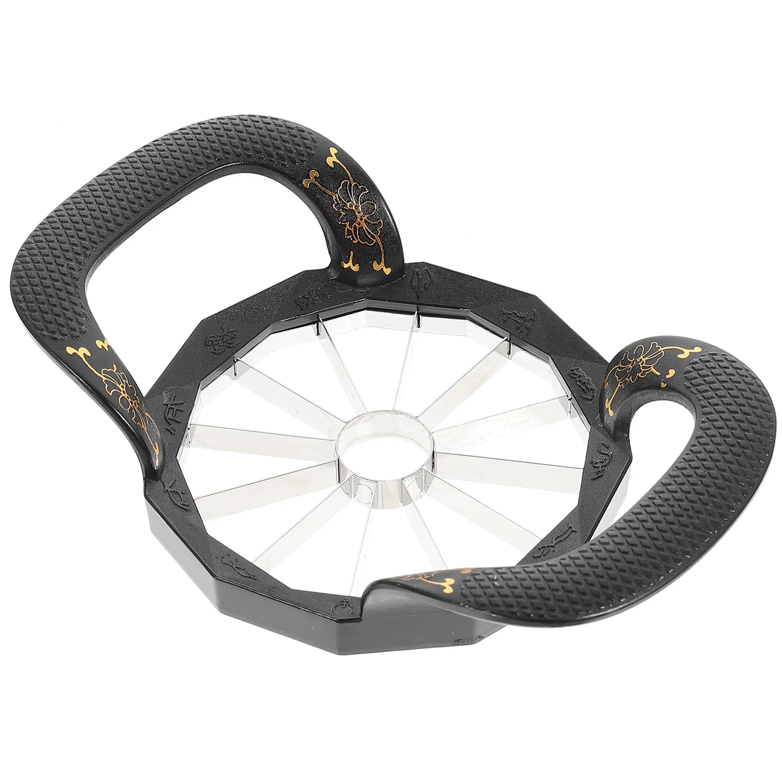 

1pc Apples Wedger Black Zinc Alloy Fruit Slicer For Apple Orange Pear Mango Kitchen Gadget Fruit Cutting Tool Kitchen Supply