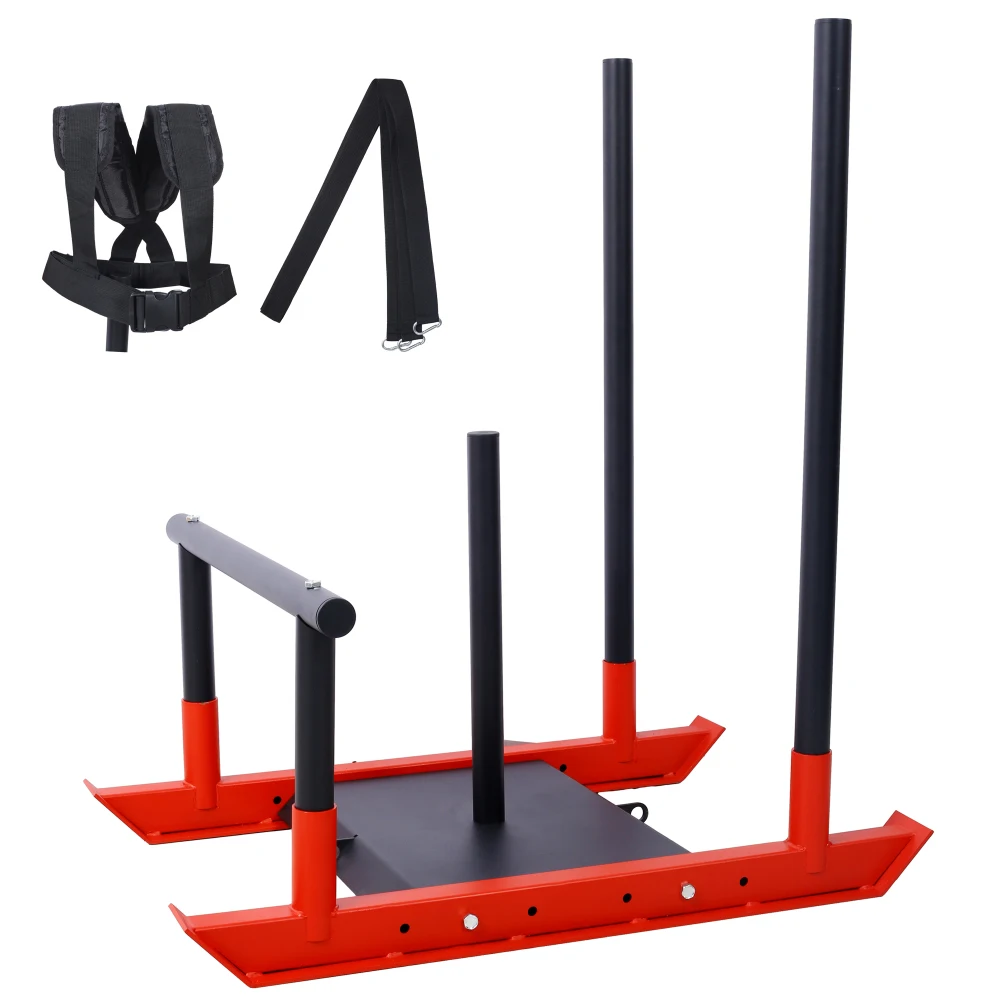 Ye Weight Sled - Fitness & Strength Training Equipment for Muscle Building & Explosive Power, Speed Training, Heavy-Duty, Compatible with 1