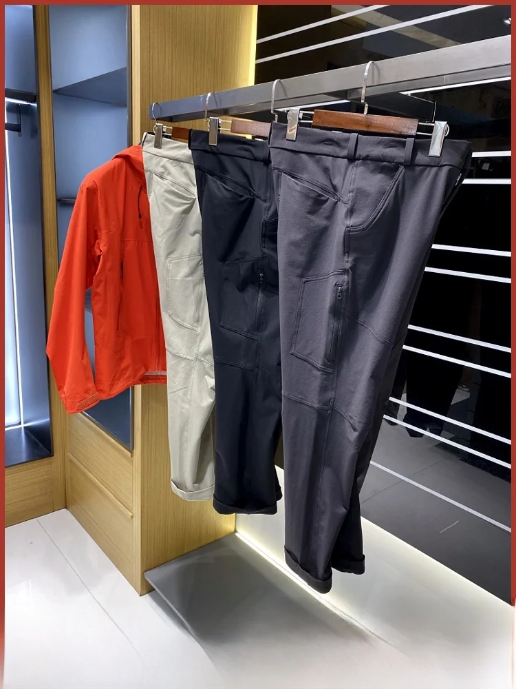 

Outdoor Men's Softell Casual Pants Spring Summer New Arrival Qui Dry Breathable Elastic Regular Fit Long Trousers