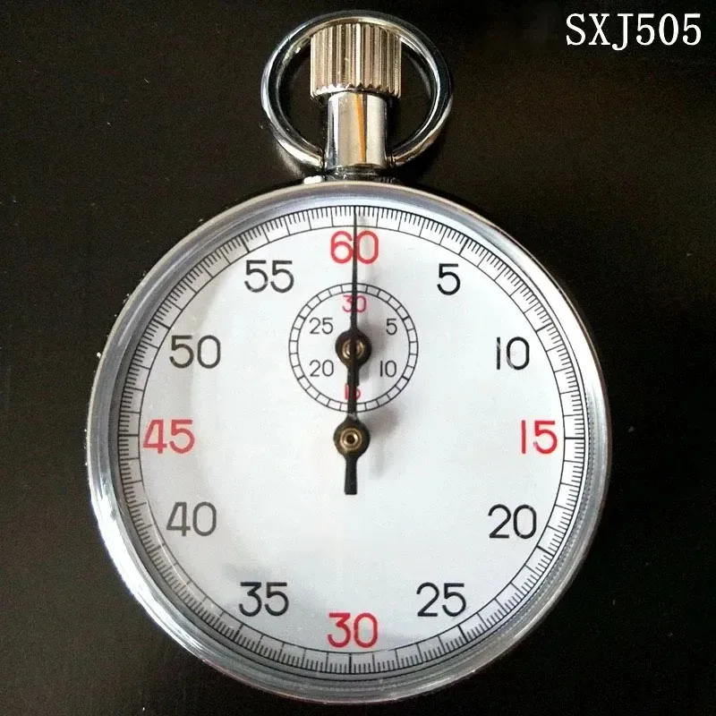 Stainless Steel Mechanical Stopwatch Professional Sports Timing Running Timer Handheld Stopwatch Metal Case