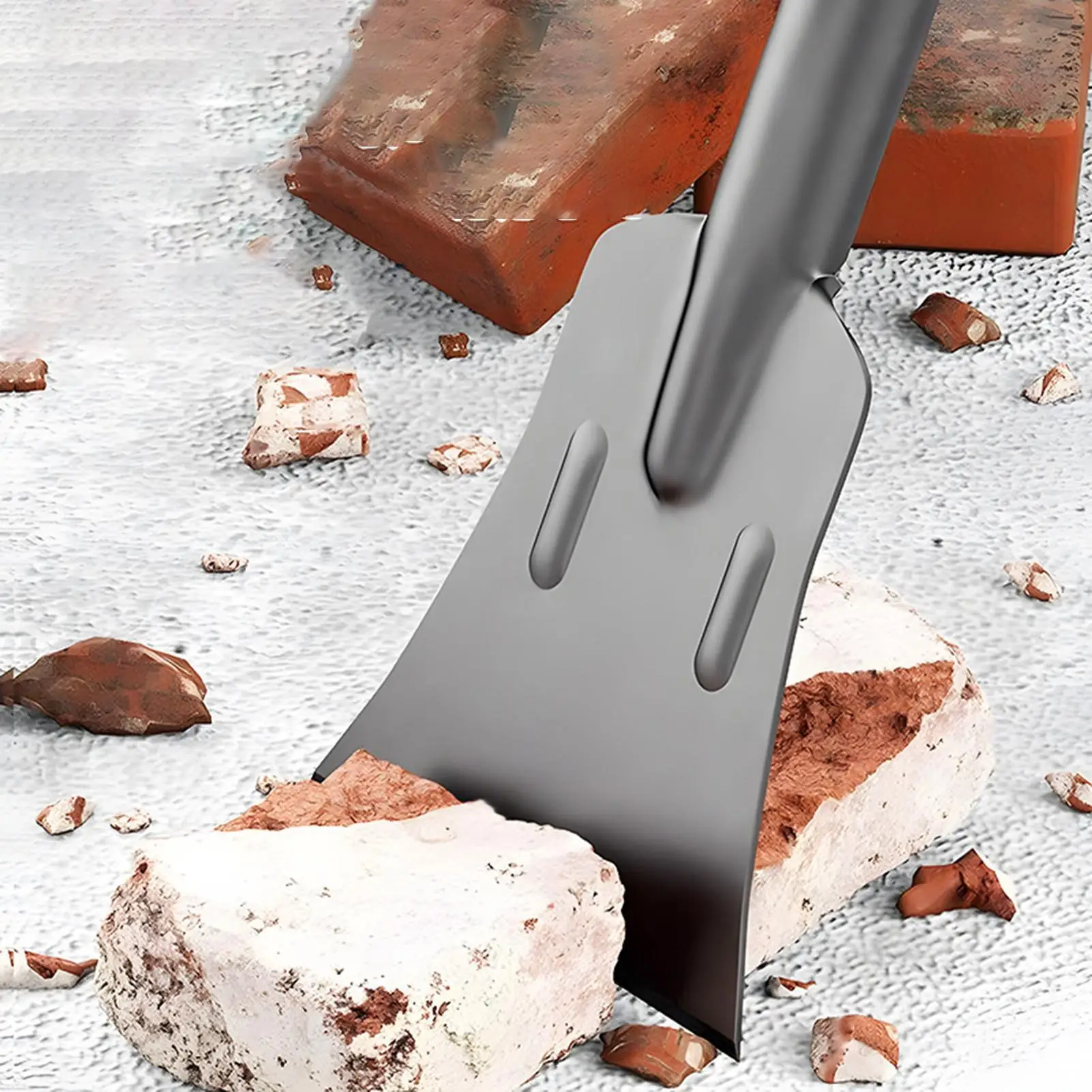 

Усиленная лопата для уборки снега с подъездных путей, лопата-скребок для автомобиля, для уборки снега на улице зимой, для лобового стекла, сада, грузовиков, окон, газонов