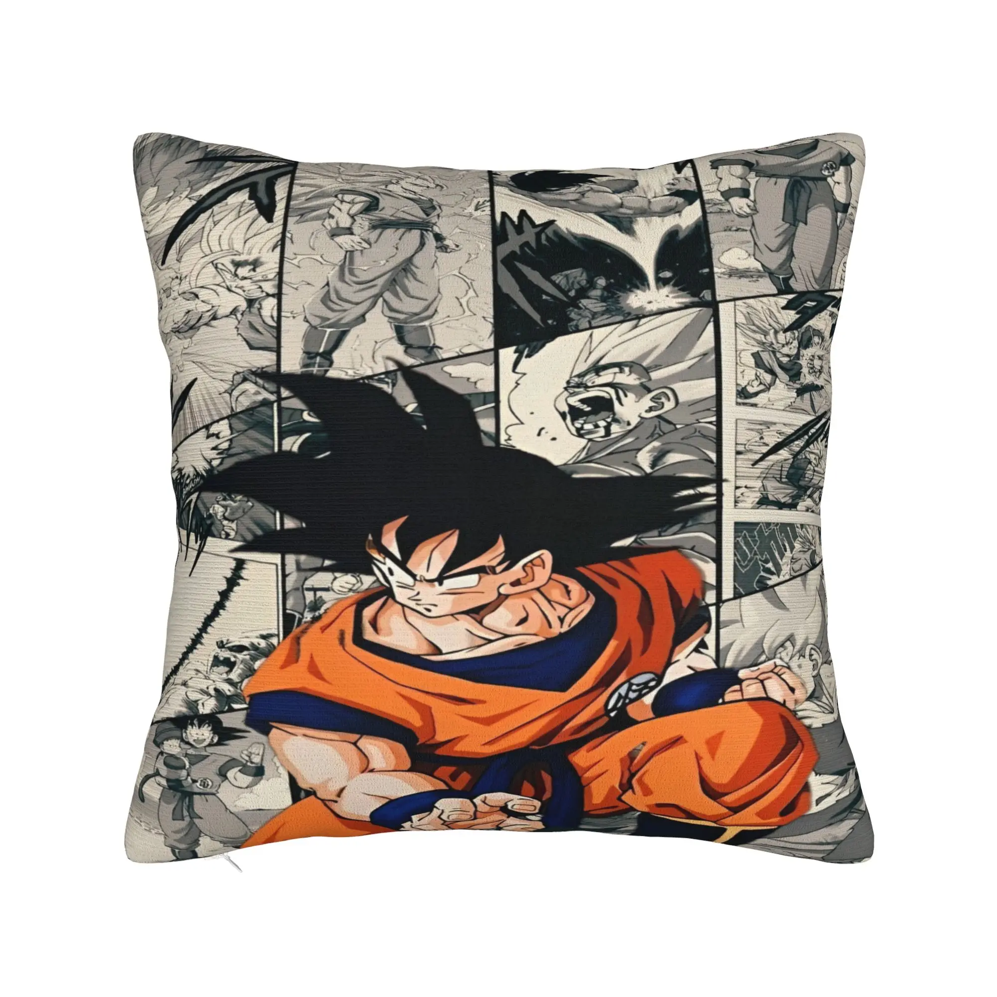 Anime D-Dragons B-Balls  Pillow Case  Soft Pillow Cover For Sofa Bedroom Home Decor Cute Funny Pillowcases