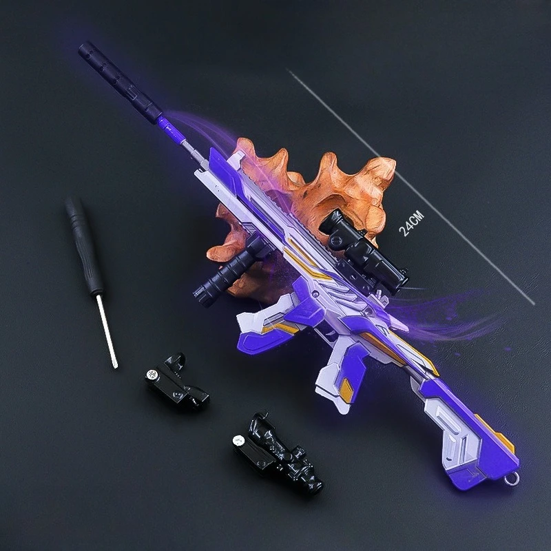13cm VALORANT Assembled Gun Model Metal  Prop Collection Toy Game Peripheral Anime Cartoon Kawaii Collection Birthday Gifts