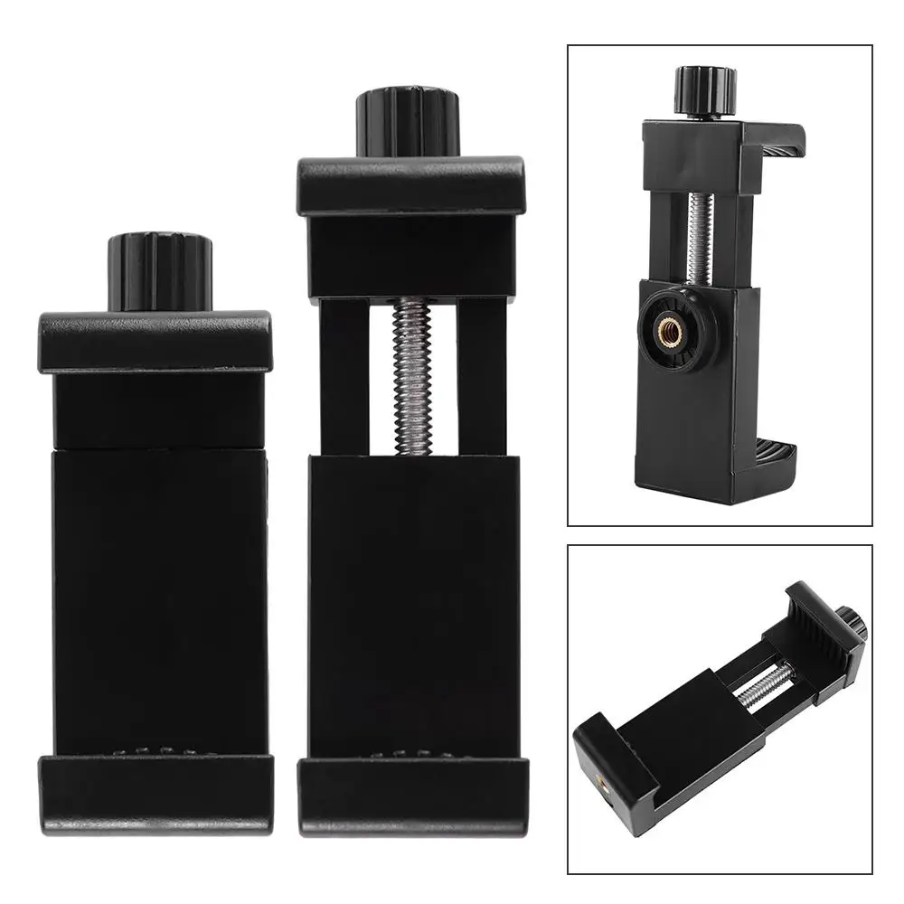 

Phone Clip Handsfree Phone Holder Mobile Clamp Smartphone Tripod Mount Adapter Clip Holder Phone Clip Phone Mount Bracket