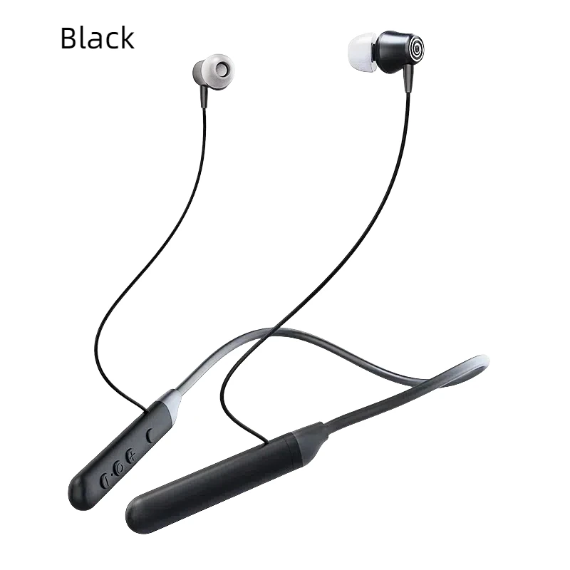 In-Ear Bluetooth Headset Binaural Noise Cancellation Neckband Wireless Monitor Headphone High Sound Quality Bluetooth earphone