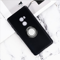 for Xiaomi Mi Mix 2 Back Ring Holder Bracket Phone Case Cover Phone TPU Soft Silicone Cases for Xiaomi Mi Mix Evo MDE5 5.99 inch