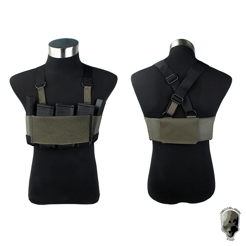 TMC Tactical RD Chest Rig Lightweight w/ 5.56 Mag Pouch Airsoft Ready Rig