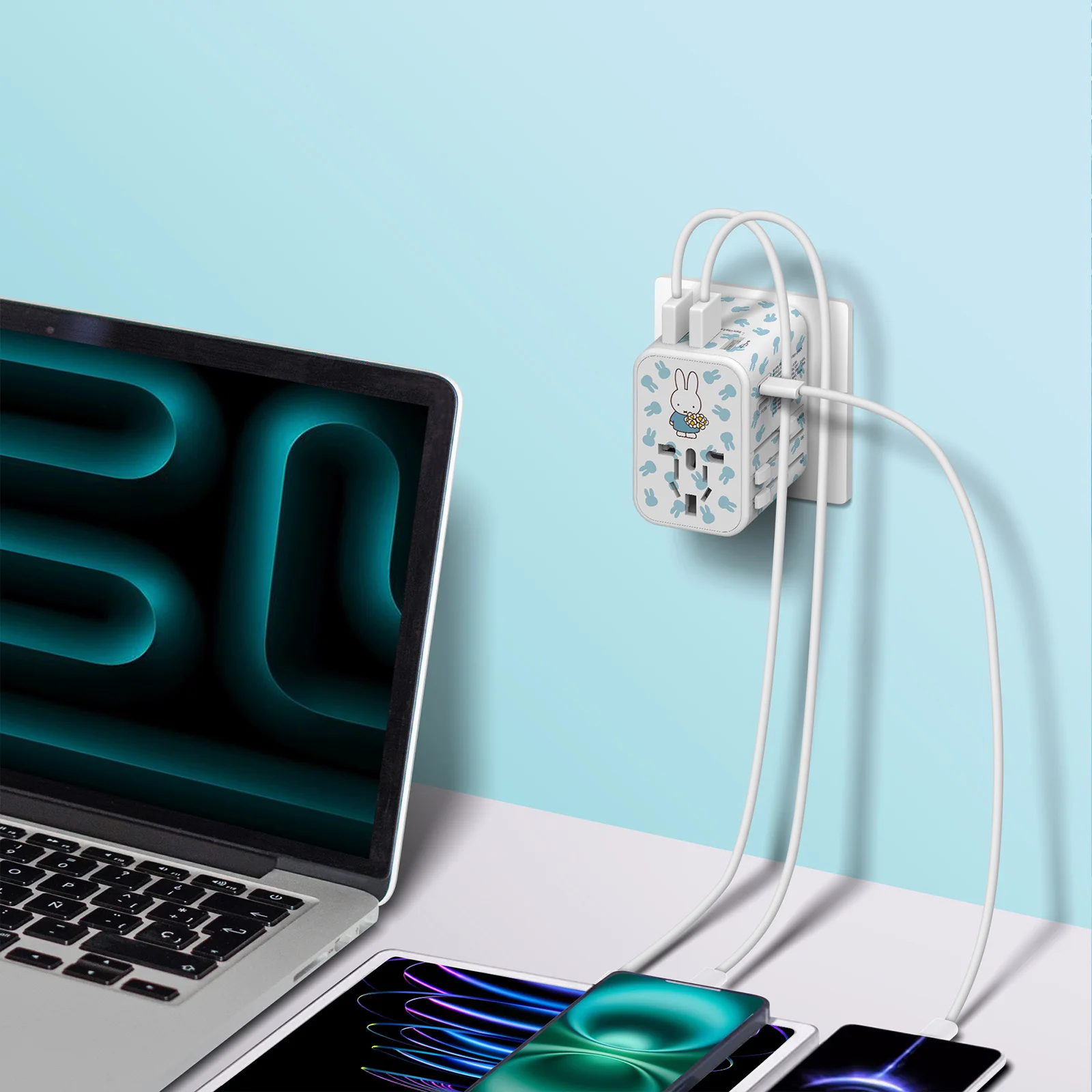 Adaptador de viagem universal MIPOW & MIFFY 35W