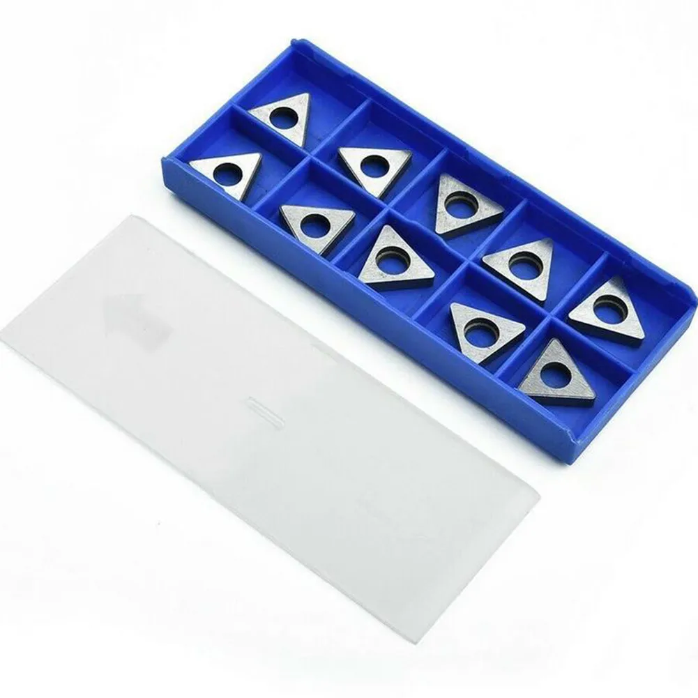 Imagem -02 - Cnc Tungsten Aço Turning Tool Holder Cortador Bar Shim Mt1603 Almofada de Corte Cunha Triangular Peças de Ferramentas 10 Pcs