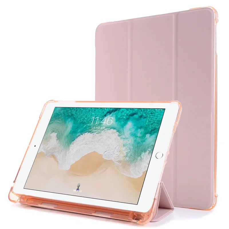 For iPad 10th 9th 8th 6th Generation Case With Pencil Holder Smart Cover For Funda iPad 10.2 9.7 Air 5 4 3 2 1 iPad 10 9 8 7 6 5
