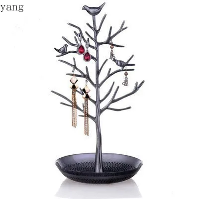 CX Metal Acacia Vintage Stud Earrings Jewelry Rack Jewelry Storage Ornament