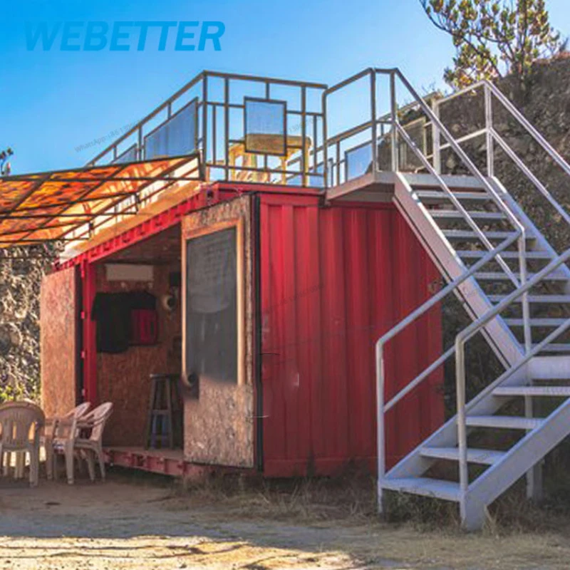 Restaurant Outdoor Fast Food Booth Container Restaurant Mobile Container Store