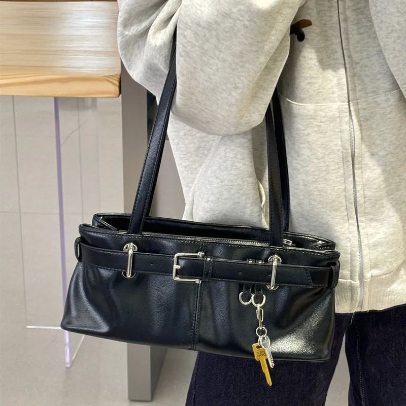 Luxury Desinger Commuter Locomotive Bag New Retro All-in-one Underarm Bag Single Shoulder Handbag Working Crossbody Bag New Gift