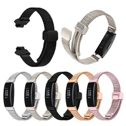 Milanese Maginetic Loop Stainless Steel Strap for Fitbit inspire / inspire hr Smart Bracelet band for fitbit inspire 2 watchband