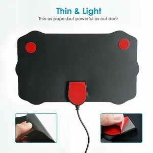 4K High Gain HD TV DTV Box Digitale TV -Antenne EU -Stecker 5000 Meilen Booster Interne Antenne Aktive HD Flat Design 6 Hauptverkaufs -TV -Signal - №1